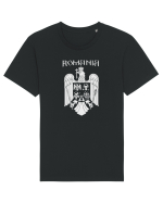 Romania Stema Tricou mânecă scurtă Unisex Rocker