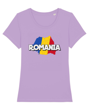 Romania Harta Lavender Dawn