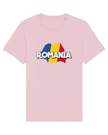 Romania Harta Cotton Pink