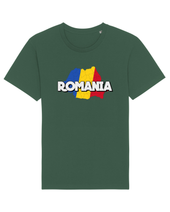 Romania Harta Bottle Green