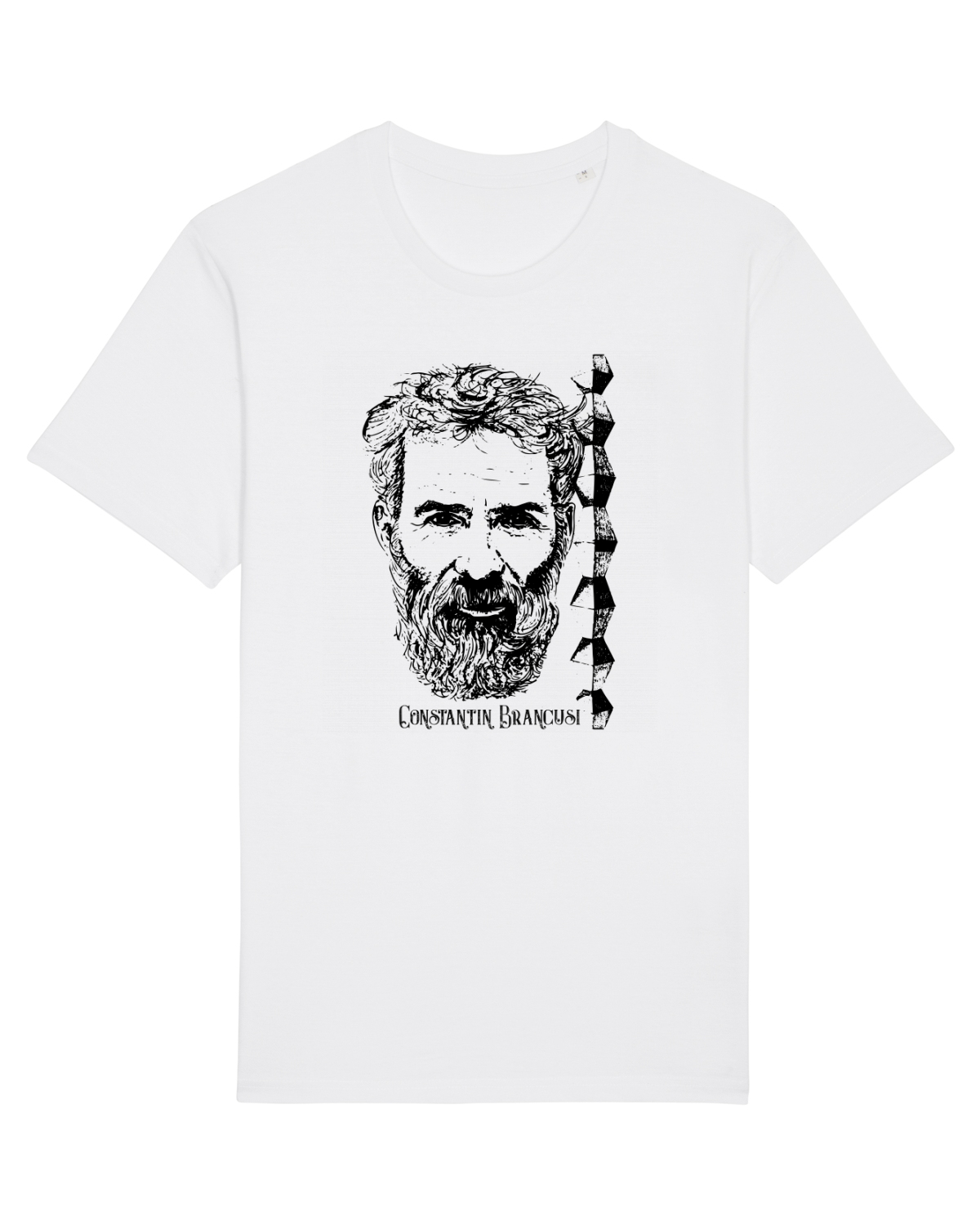 Tricou mânecă scurtă Unisex Rocker White