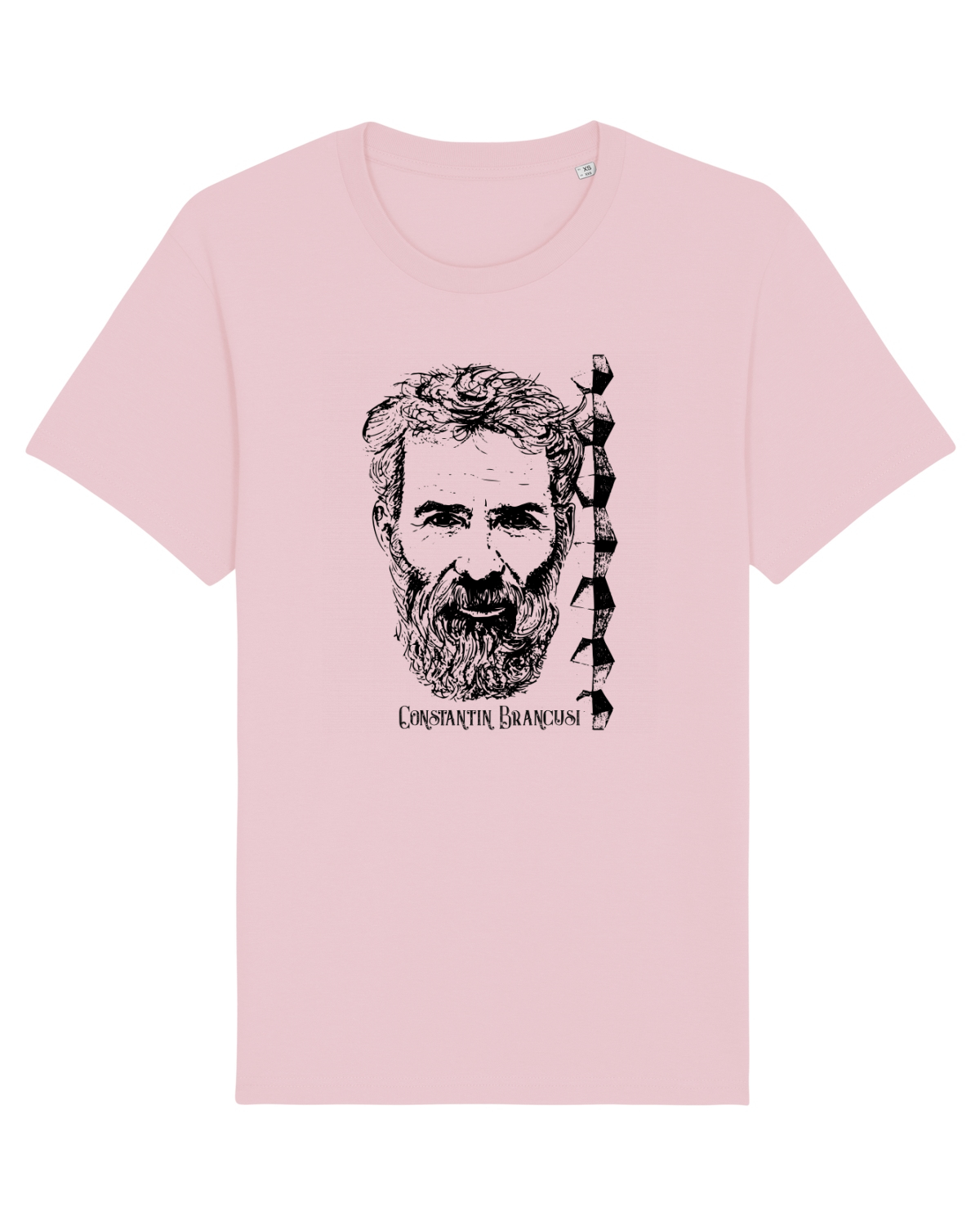 Tricou mânecă scurtă Unisex Rocker Cotton Pink