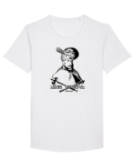 Mihai Viteazul Tricou mânecă scurtă guler larg Bărbat Skater