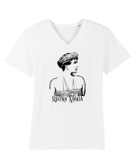 Regina Maria Tricou mânecă scurtă guler V Bărbat Presenter