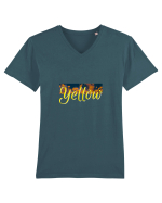 Yellow! Tricou mânecă scurtă guler V Bărbat Presenter