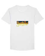 Yellow! Tricou mânecă scurtă guler larg Bărbat Skater