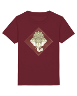 Golden Elephant Mandala  Tricou mânecă scurtă  Copii Mini Creator