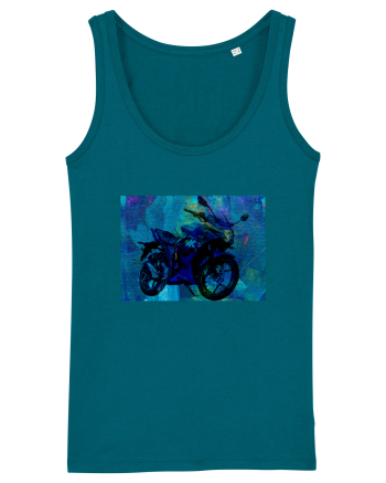 Bike painting Ocean Depth