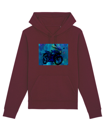 Bike painting Burgundy