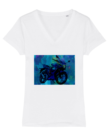 Bike painting White