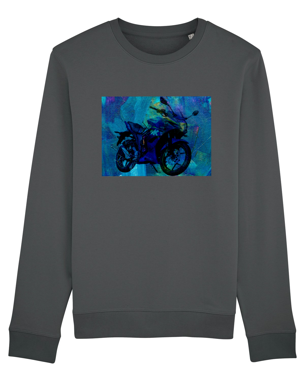 Bluză mânecă lungă Unisex Rise Anthracite