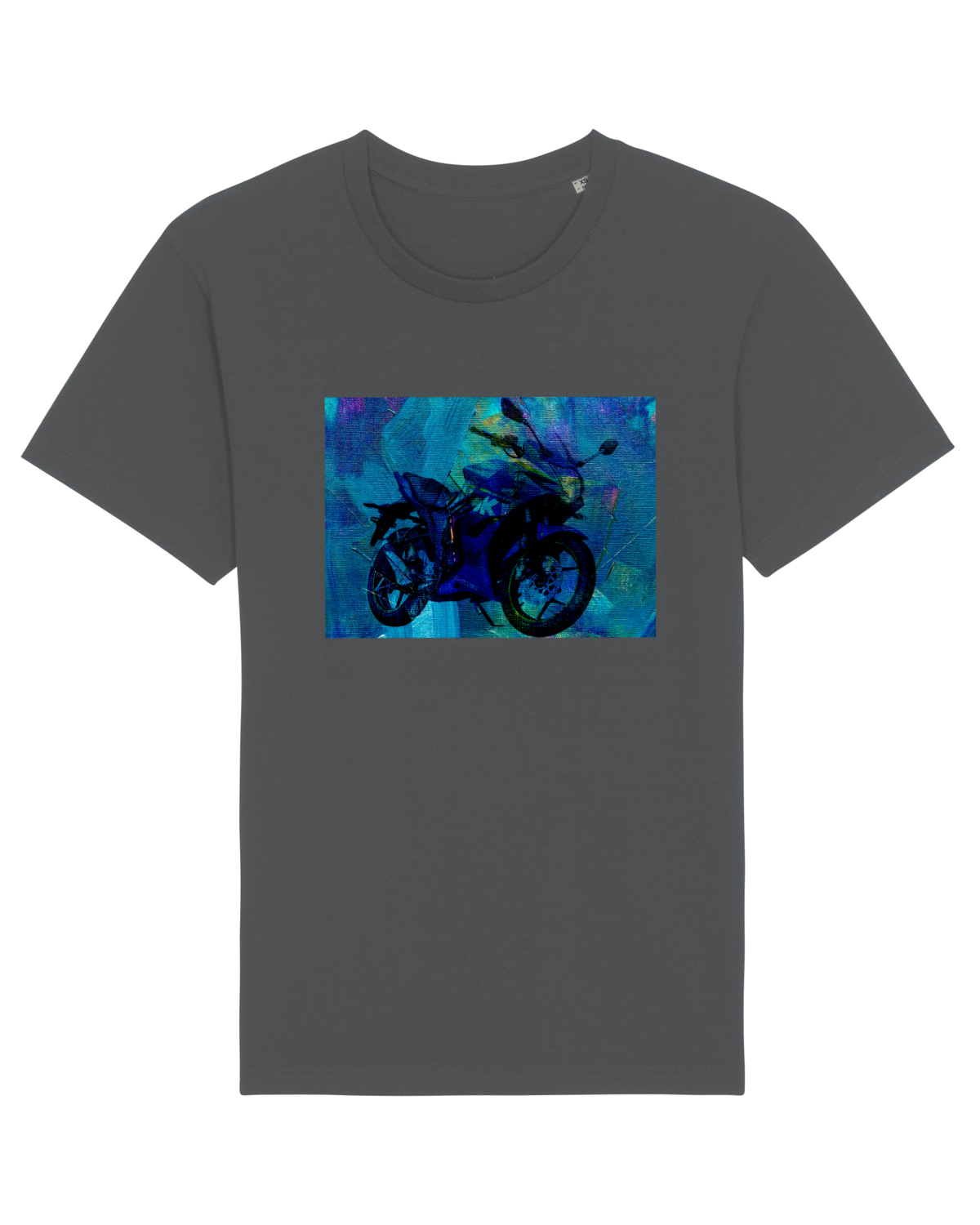 Tricou mânecă scurtă Unisex Rocker Anthracite
