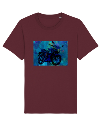 Bike painting Burgundy