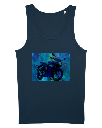 Bike painting Navy