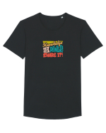 Knowledge is power! Share it! Tricou mânecă scurtă guler larg Bărbat Skater