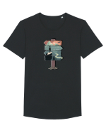 Călătorie Tricou mânecă scurtă guler larg Bărbat Skater