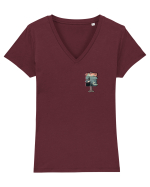 Călătorie Tricou mânecă scurtă guler V Damă Evoker