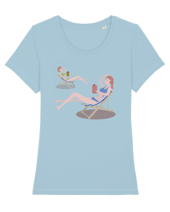 La plaja Sky Blue
