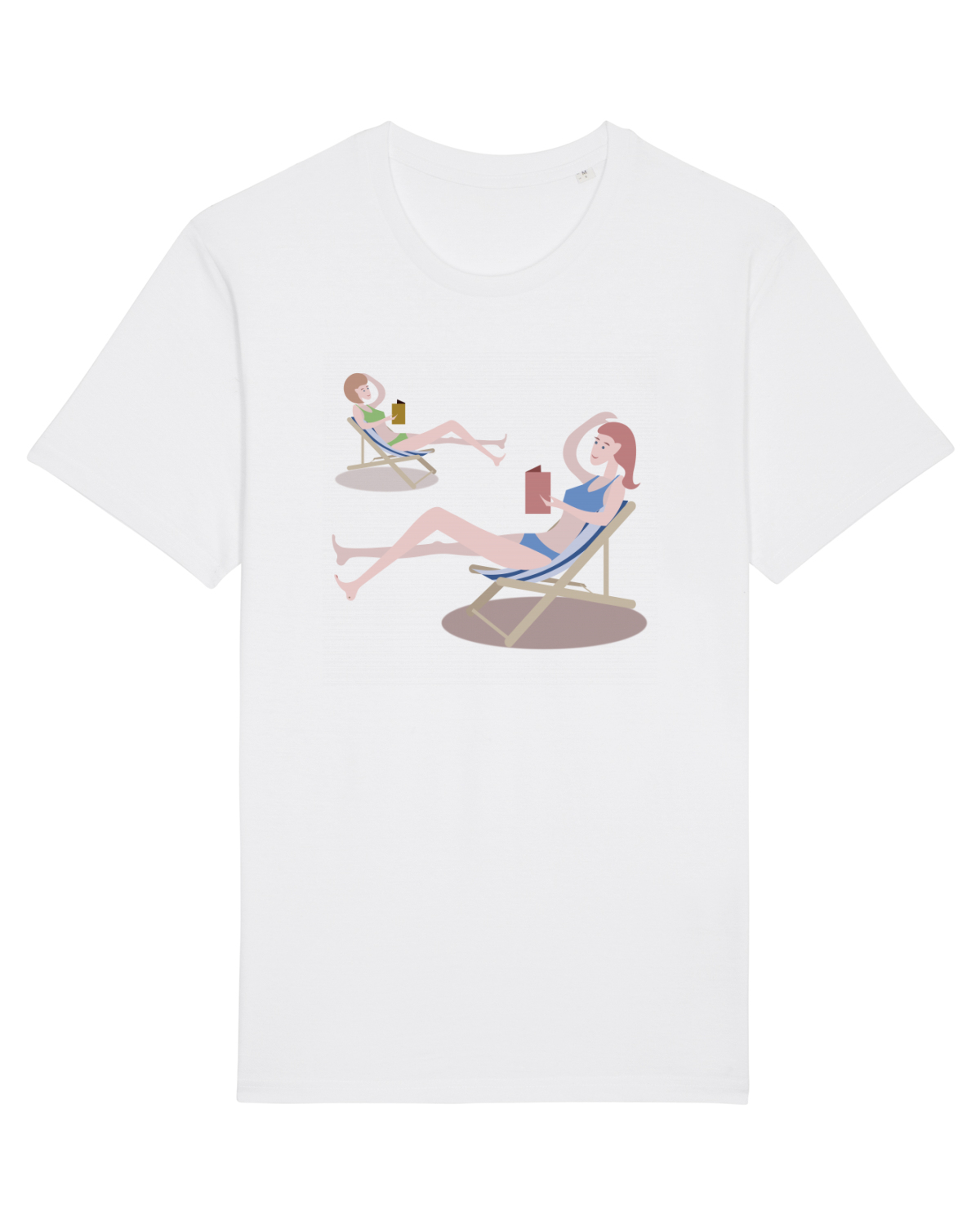 Tricou mânecă scurtă Unisex Rocker White
