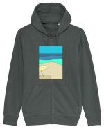 Static Beach Hanorac cu fermoar Unisex Connector