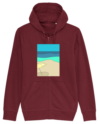 Static Beach Burgundy