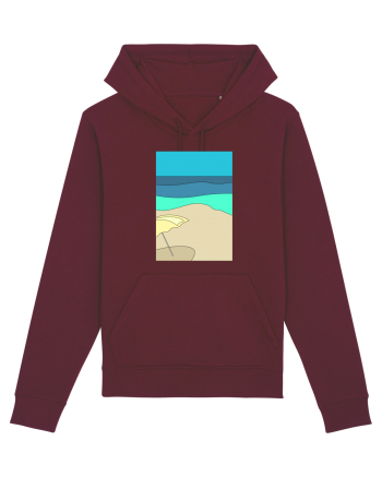 Static Beach Burgundy