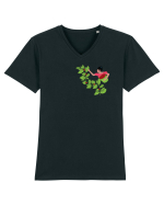 La cules de cireșe Tricou mânecă scurtă guler V Bărbat Presenter