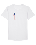 Medic Tricou mânecă scurtă guler larg Bărbat Skater