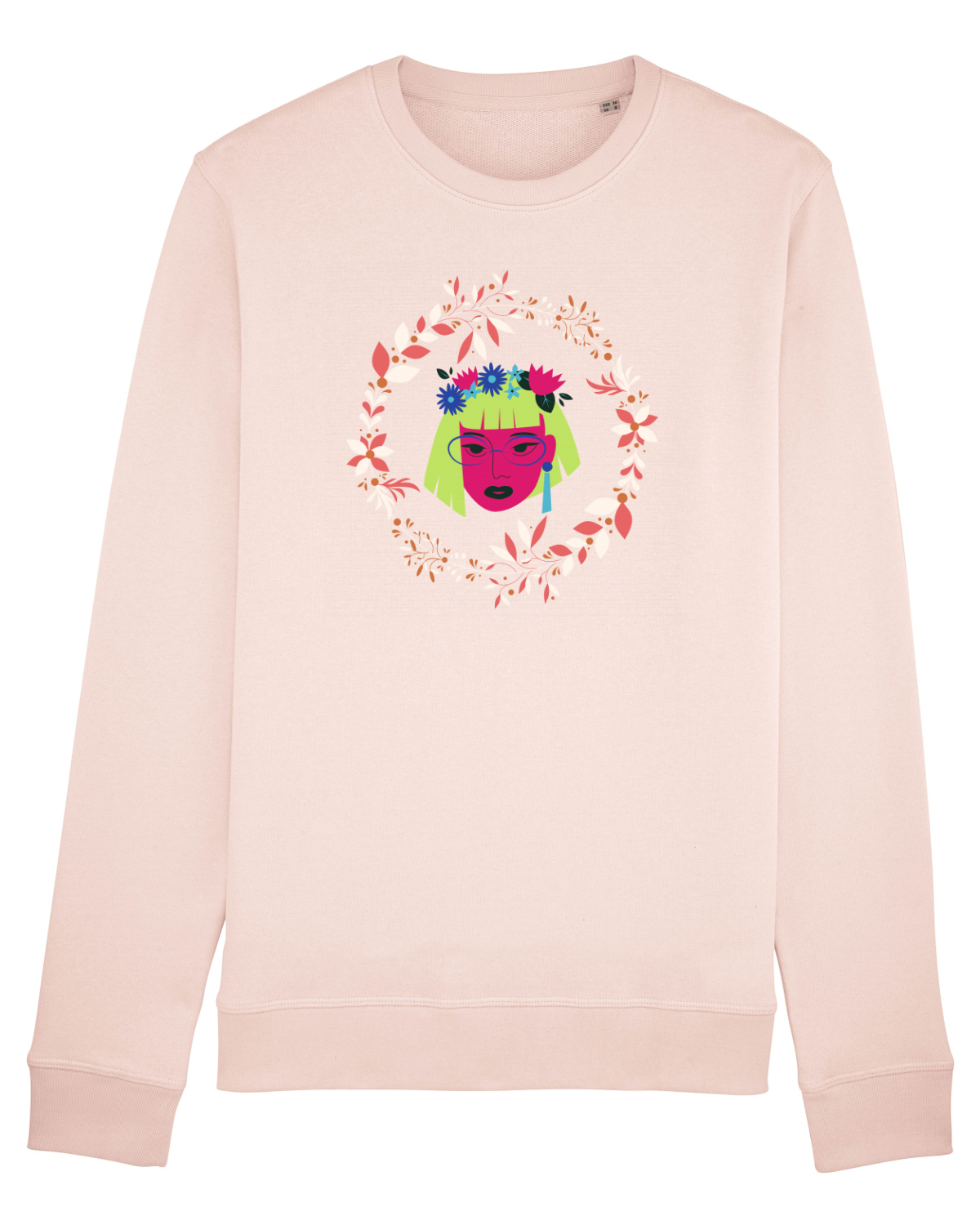 Bluză mânecă lungă Unisex Rise Candy Pink