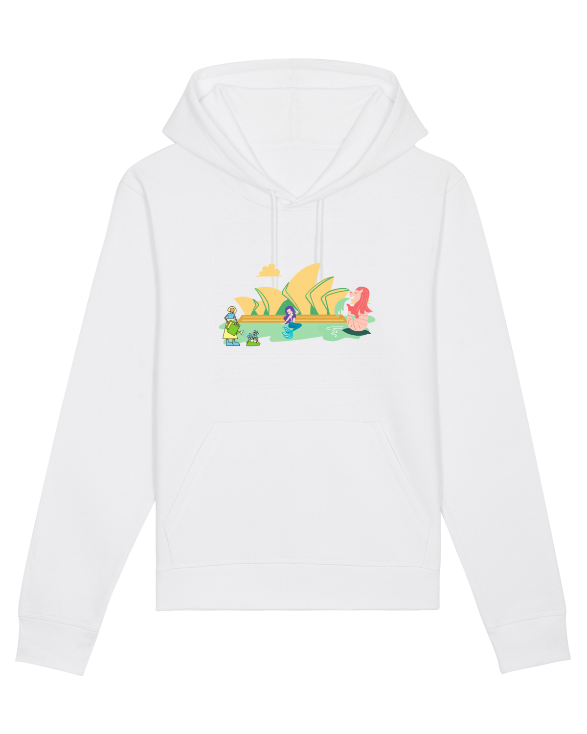 Hanorac Unisex Drummer White