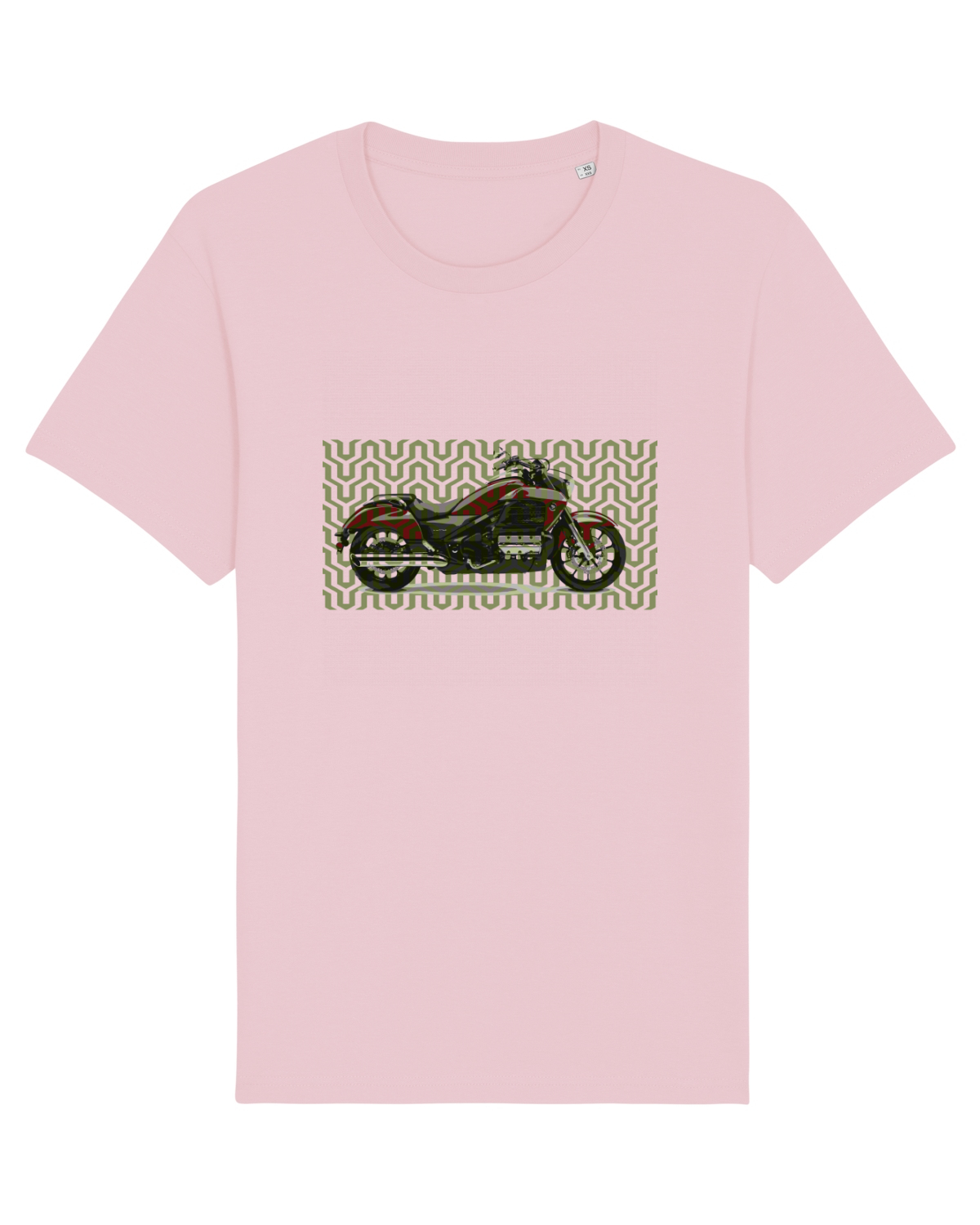 Tricou mânecă scurtă Unisex Rocker Cotton Pink