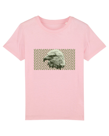 Pattern with Eagle Cotton Pink