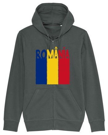 Romania Tricolor Anthracite