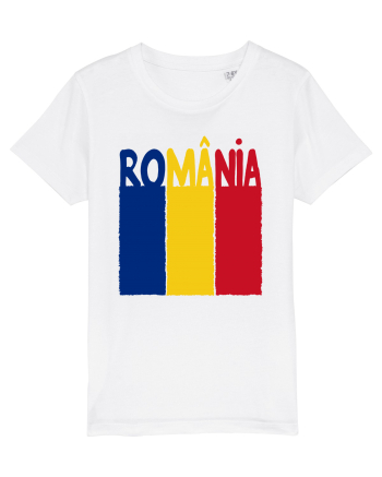 Romania Tricolor White