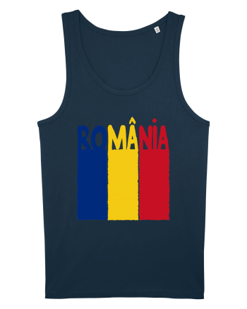 Romania Tricolor Navy