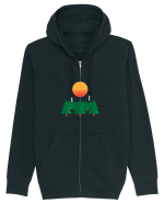 Forest Sunset Hanorac cu fermoar Unisex Connector