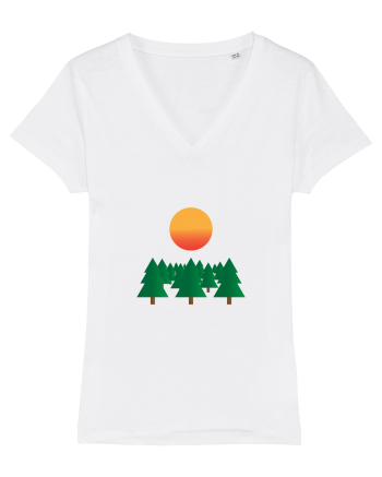 Forest Sunset White