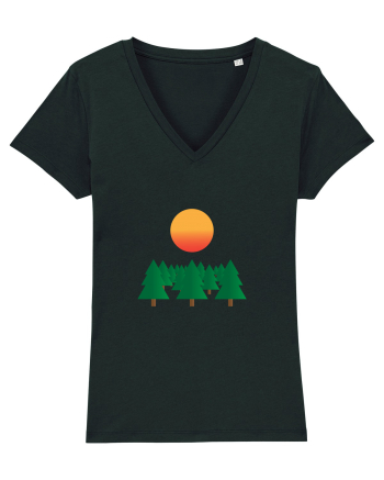 Forest Sunset Black