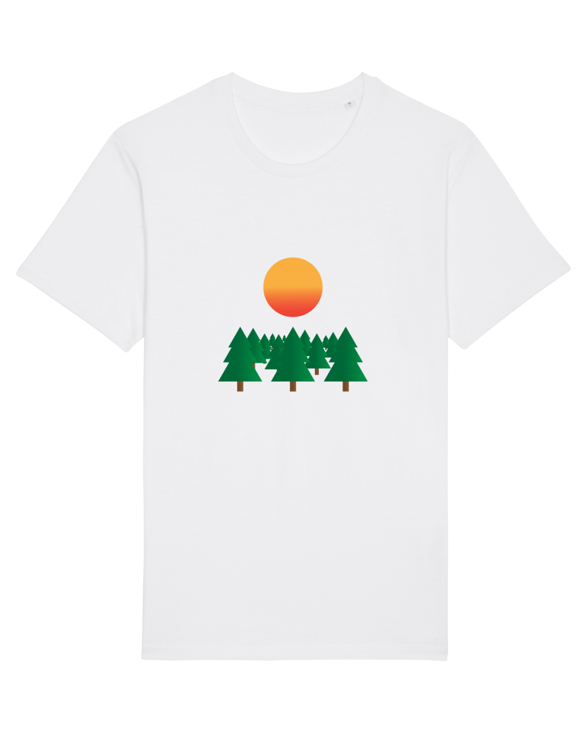 Tricou mânecă scurtă Unisex Rocker White