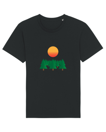 Forest Sunset Black