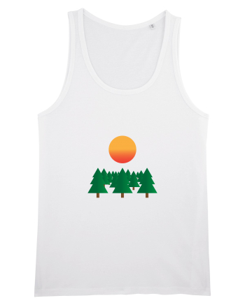 Forest Sunset White