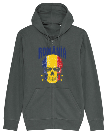 Romania Craniu Tricolor Anthracite