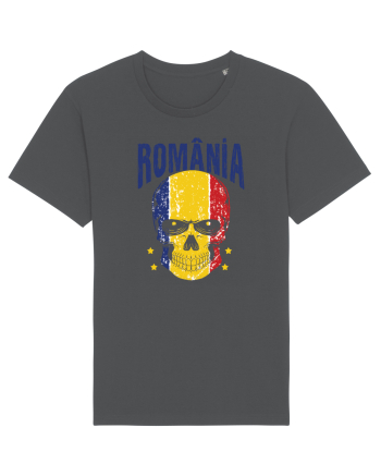 Romania Craniu Tricolor Anthracite
