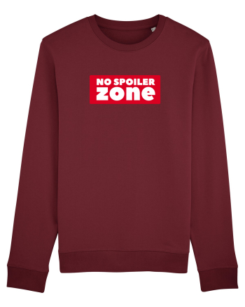 No Spoiler Zone Box Burgundy