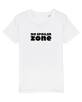 No Spoiler Zone Black White