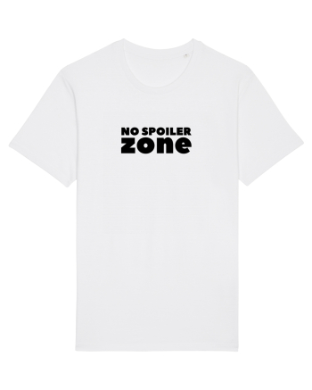 No Spoiler Zone Black White