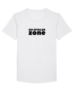 No Spoiler Zone Black Tricou mânecă scurtă guler larg Bărbat Skater