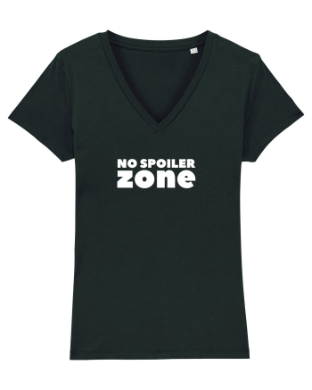 No Spoiler Zone White Black