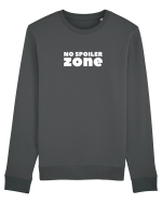 No Spoiler Zone White Bluză mânecă lungă Unisex Rise