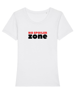 No Spoiler Zone Black Tricou mânecă scurtă guler larg fitted Damă Expresser